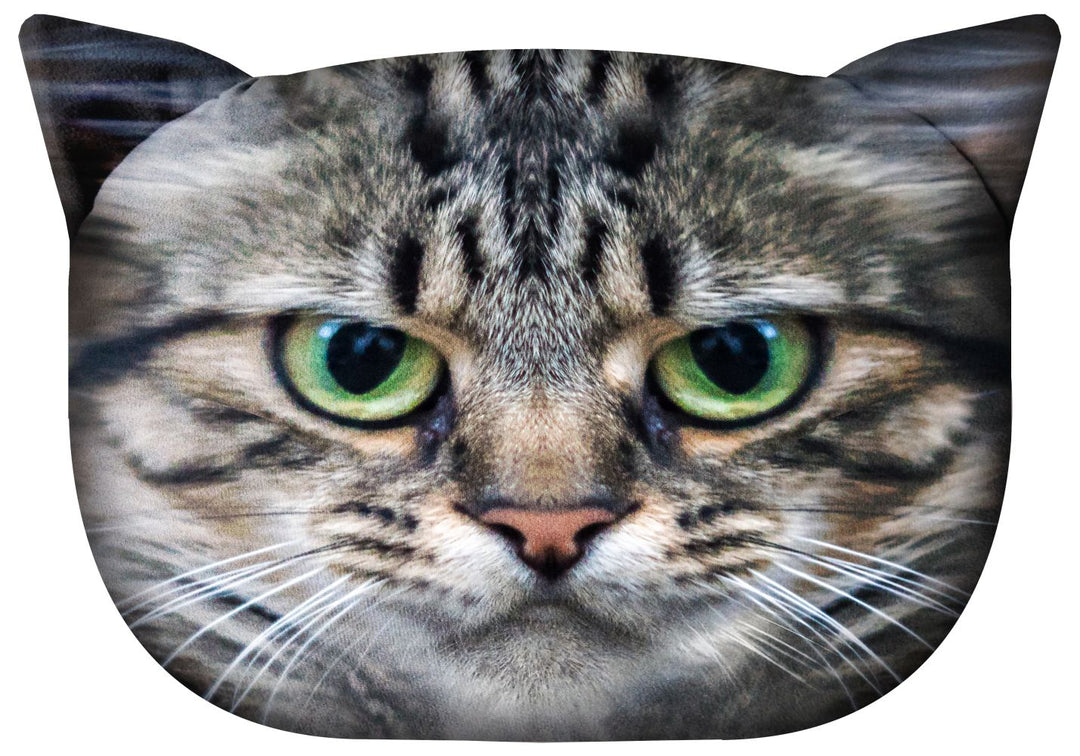 Pillow Cat Decorative Zipper Anti Allergic Filling Washable