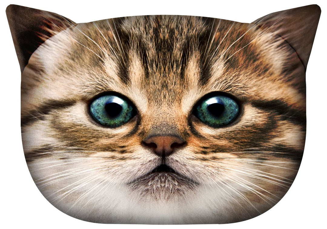 Bertoni decorative pillow Gapcio Cat 30x45 cm, velour, cat print, anti-allergenic insert