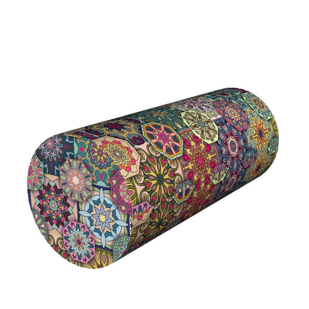 Neck Pillow Lumbar Roll Back Support Thermoactive Spine Washable Cover Home Office Work
