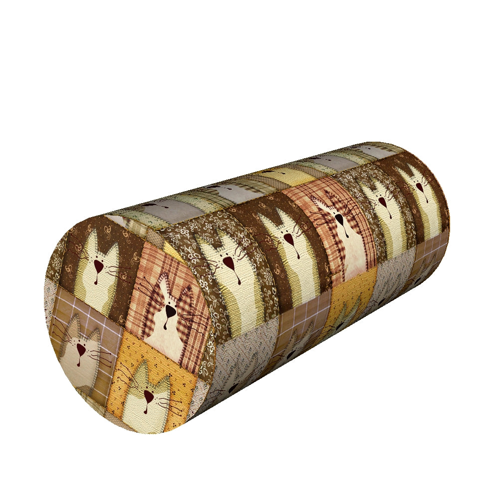 Neck pillow lumbar roll 40x15cm pillow support pillow roll thermoactive foam roll pillow Pexeso Beige
