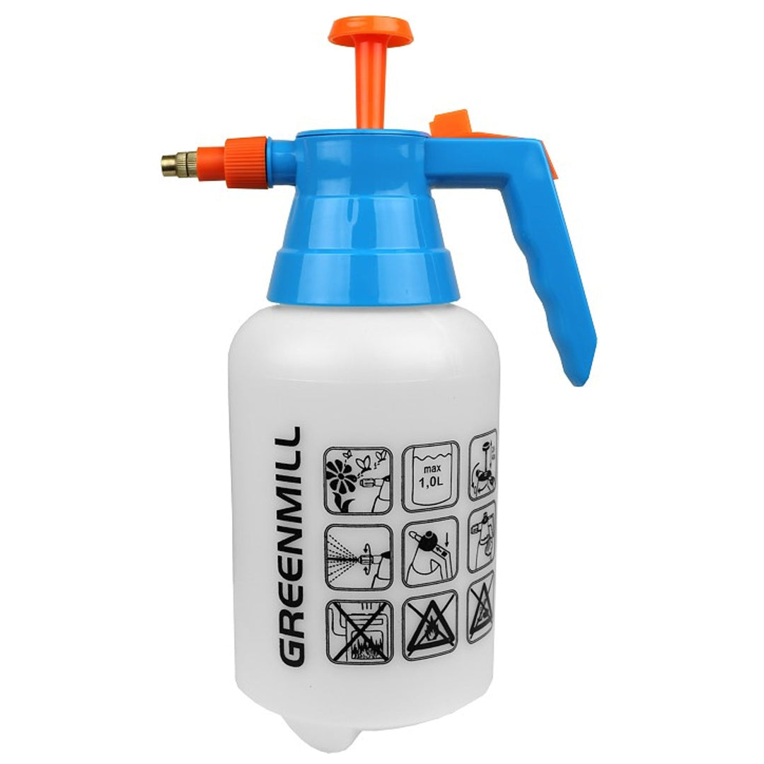 Water Spray Bottle Pressure Sprayer 1L Watering Plant Flower Cleaning Garden