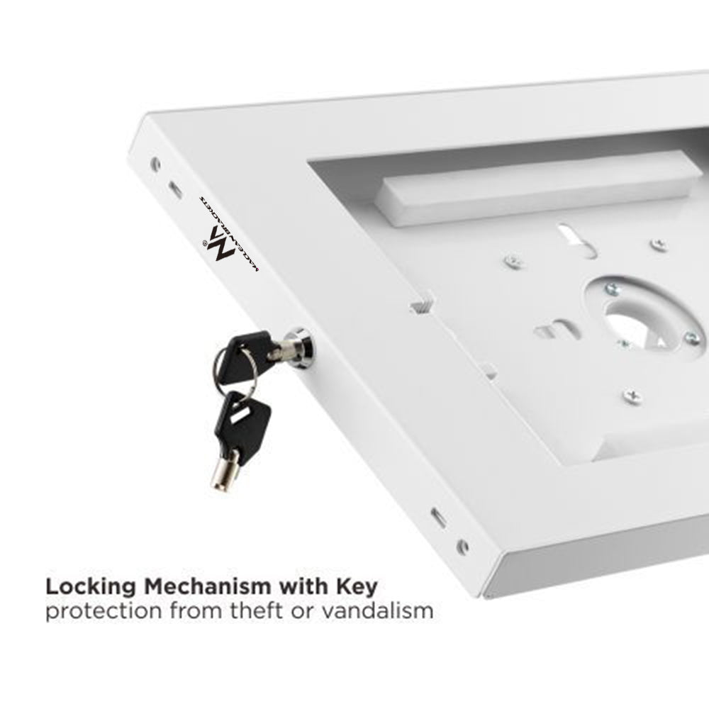 Maclean MC-474W Tablet Advertising Wall Mount Monitor Arm VESA Display Anti Theft with Lock 9.7"-11" iPad iPad Air iPad Pro Samsung Galaxy Tab A Tab A7 Tab S6 Lite