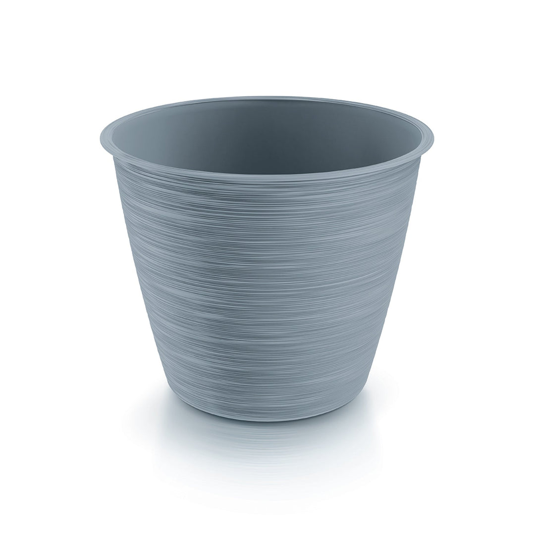 Prosperplast Furu Round Flower Pot DFO300-443U - light grey color