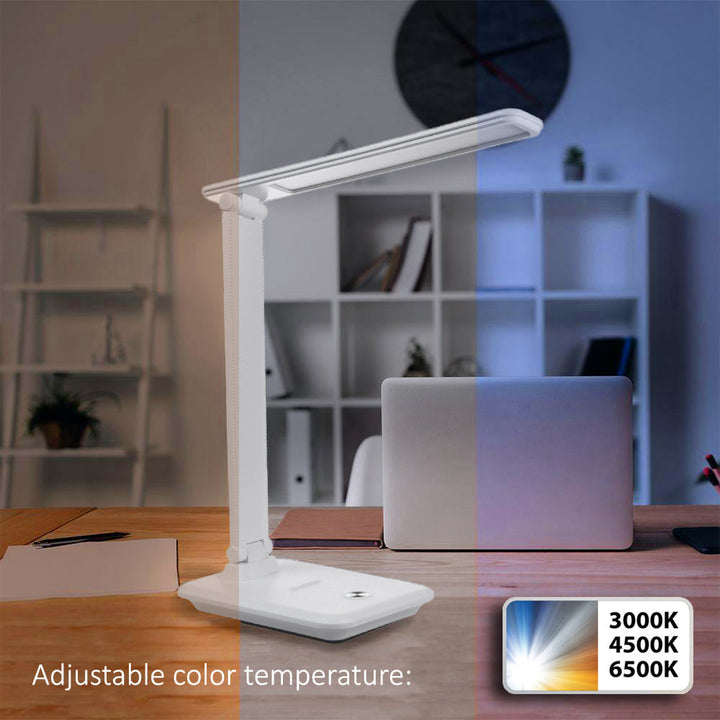 Maclean LED desk lamp, max. 9W, 220-240V AC, color changeable, dimmable, 450lm, MCE614 W