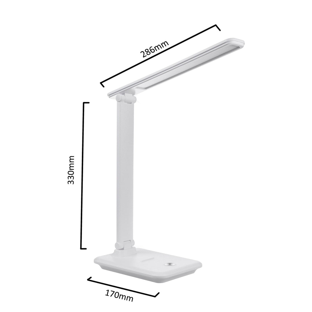 Maclean LED desk lamp, max. 9W, 220-240V AC, color changeable, dimmable, 450lm, MCE614 W