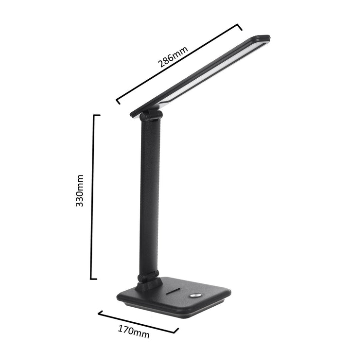 Maclean LED desk lamp, max. 9W, 220-240V AC, color changeable, dimmable, 450lm, MCE614 B