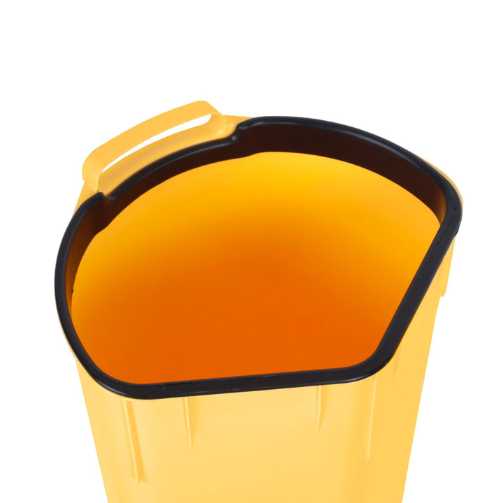CURVER Waste Rubbish Can 40L Pedal Sorting Garbage Can Waste 3 Compartments Waste Separation System Inner Plastic Bucket