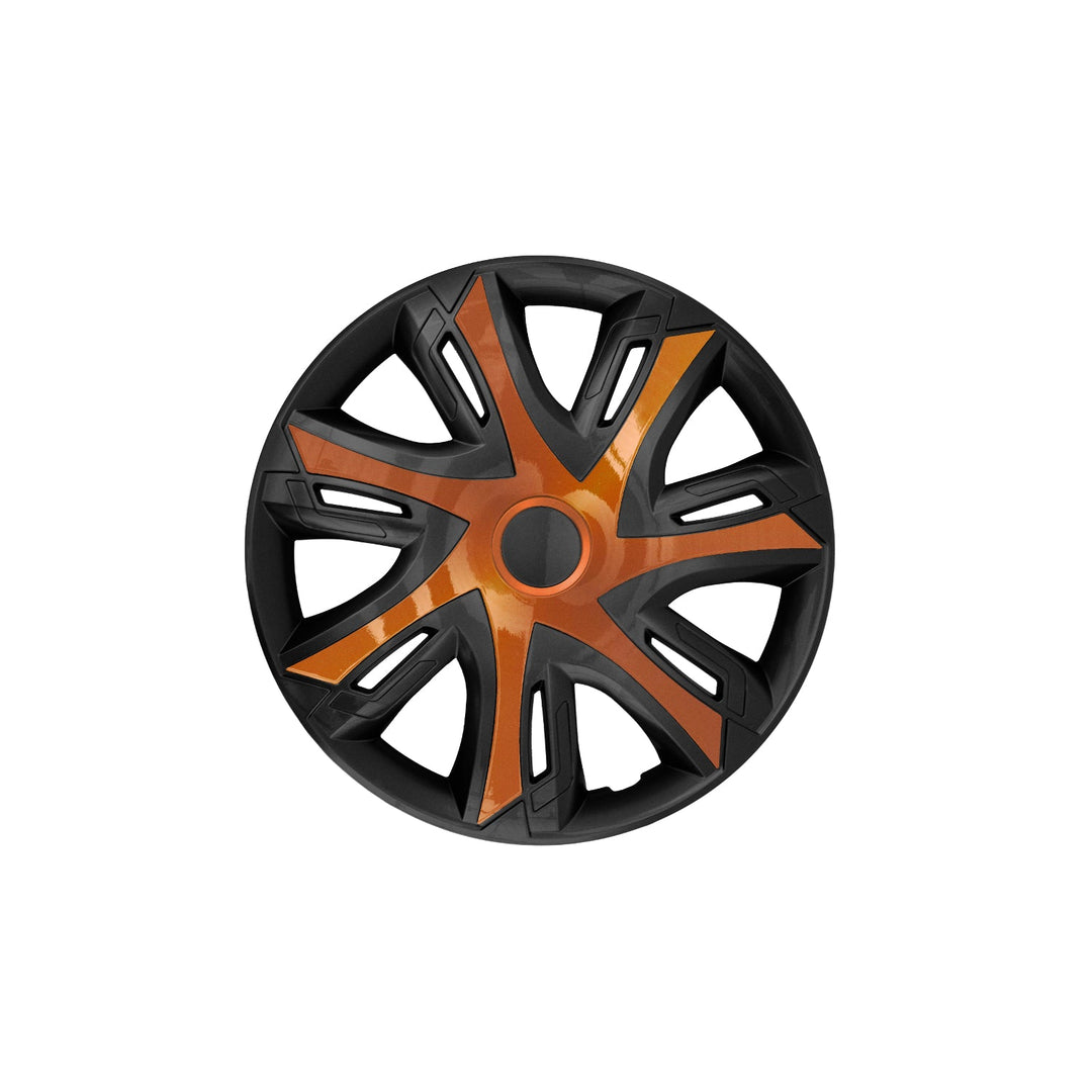 15" Hubcaps Wheel Covers Trims Set Weather Resistant Universal Copper Colour ABS