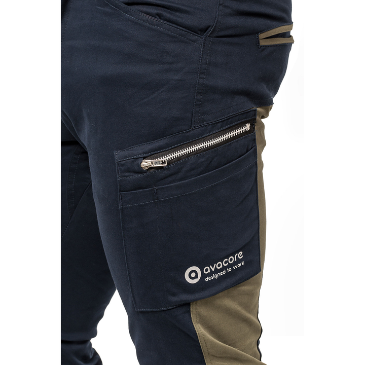 Tubbos Work Pants for Waist in Navy Blue-Olive, Size 56 – Durable and Comfortable Workwear with a Stylish Design for Superior Performance and Functionality