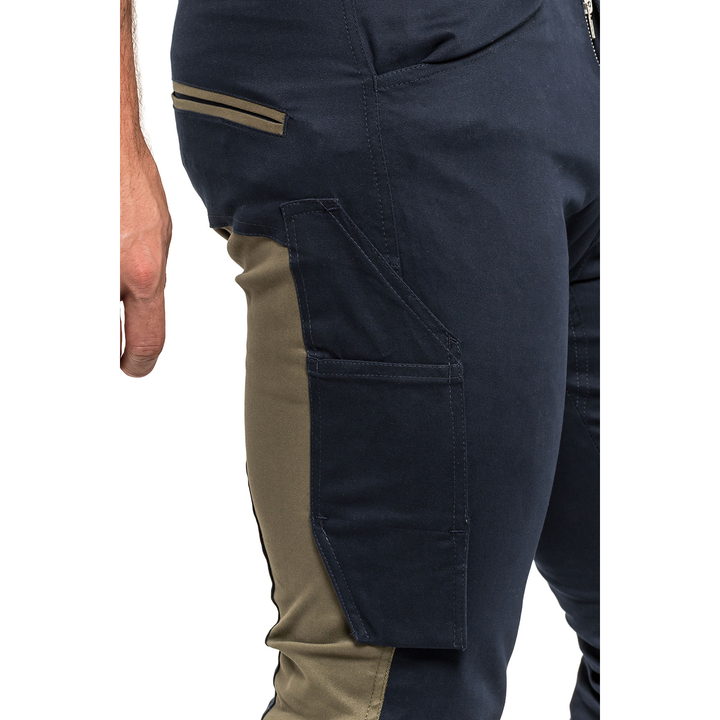 Tubbos Work Pants for Waist in Navy Blue-Olive, Size 56 – Durable and Comfortable Workwear with a Stylish Design for Superior Performance and Functionality