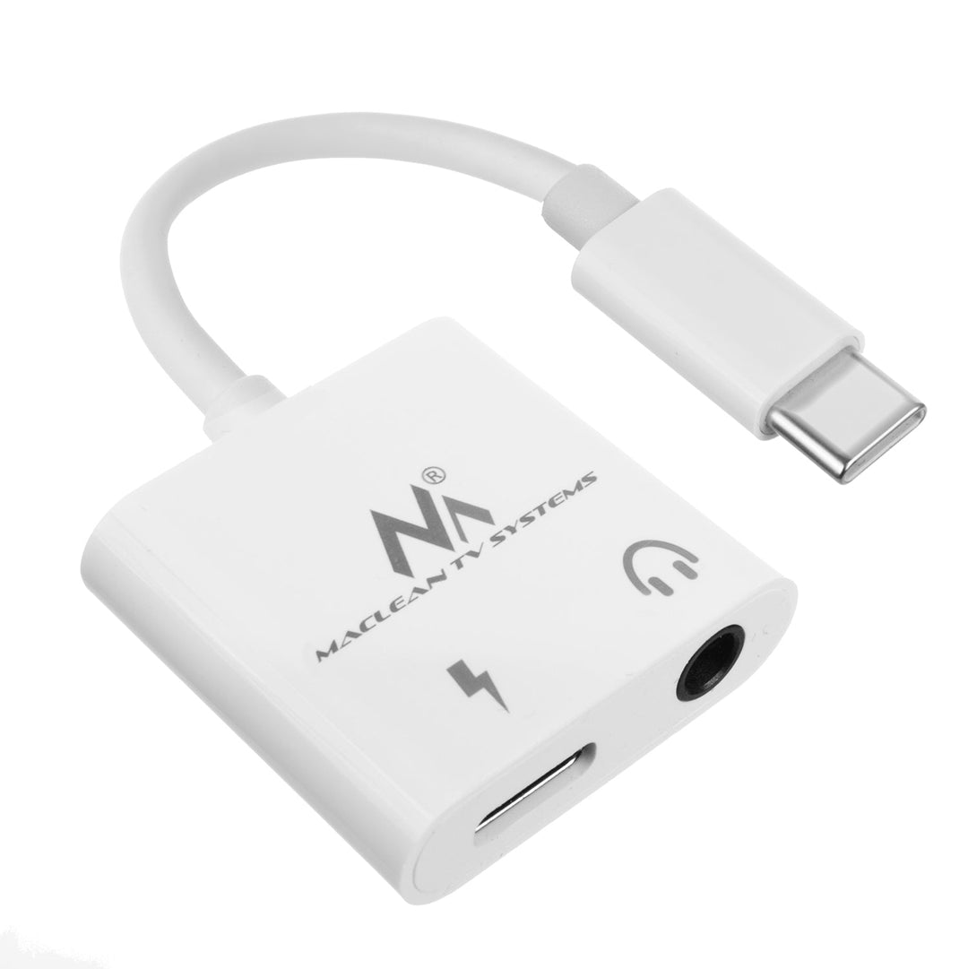 Cable Adapter USB Type-C 3.5mm Mini Jack Audio Power Delivery PD 30W