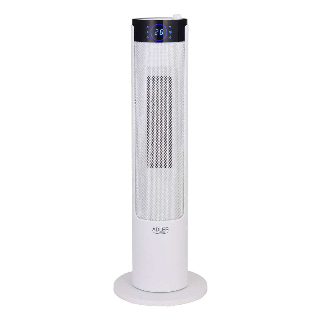 Adler AD 7730 2in1 LCD Tower Heater with Humidifier 2200W Ceramic Heating Element Fan Only Mode Thermostat Timer Oscillating