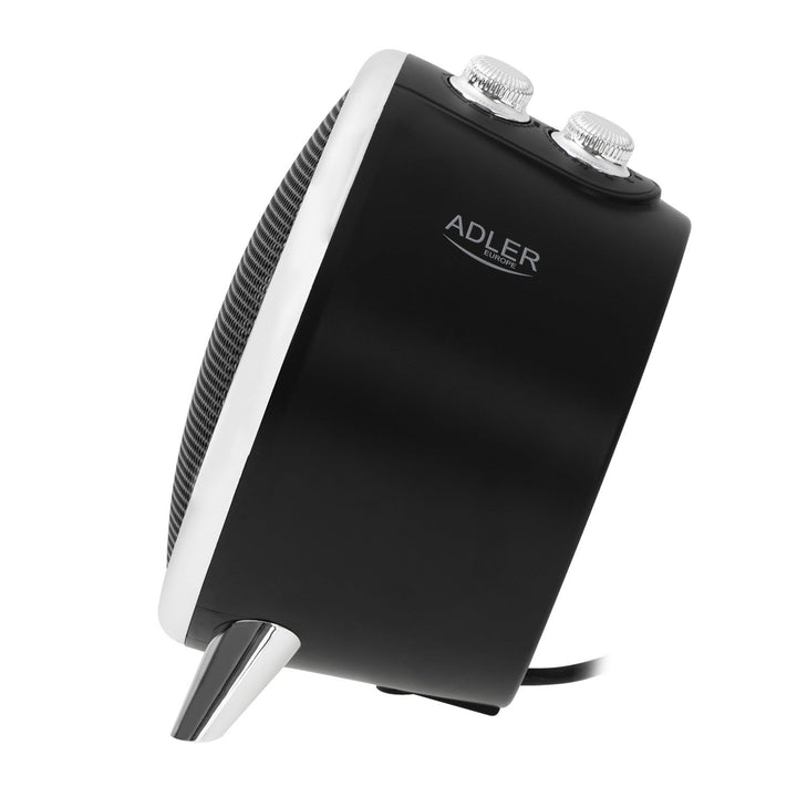 Adler AD 7742 Ceramic Floor Fan Heater 1500W Thermostat Efficient 2 Modes Overheating Protection Fan Only Mode
