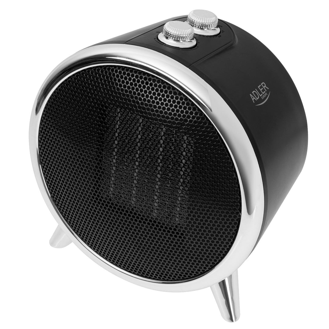 Adler AD 7742 Ceramic Floor Fan Heater 1500W Thermostat Efficient 2 Modes Overheating Protection Fan Only Mode