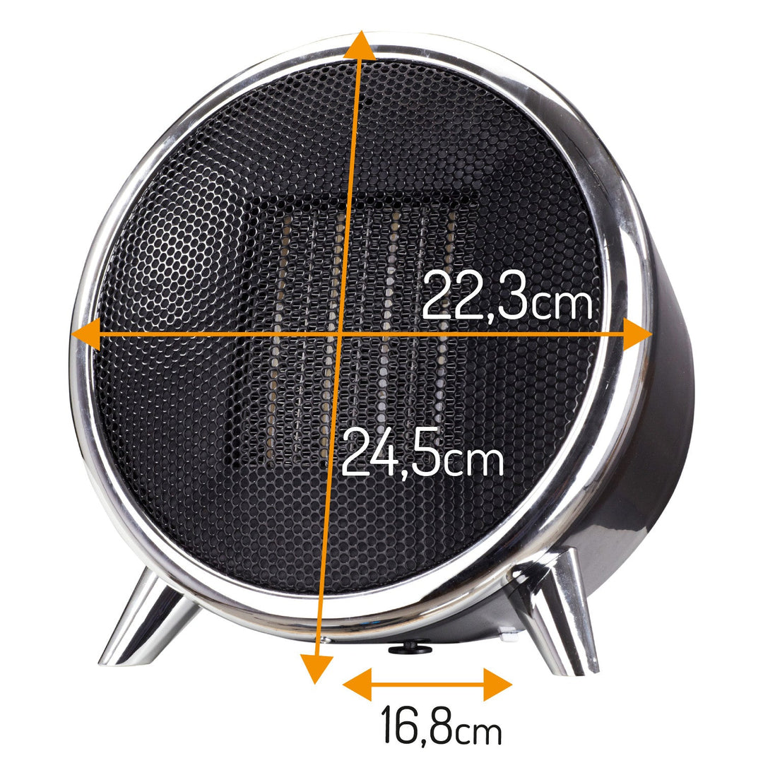 Adler AD 7742 Ceramic Floor Fan Heater 1500W Thermostat Efficient 2 Modes Overheating Protection Fan Only Mode