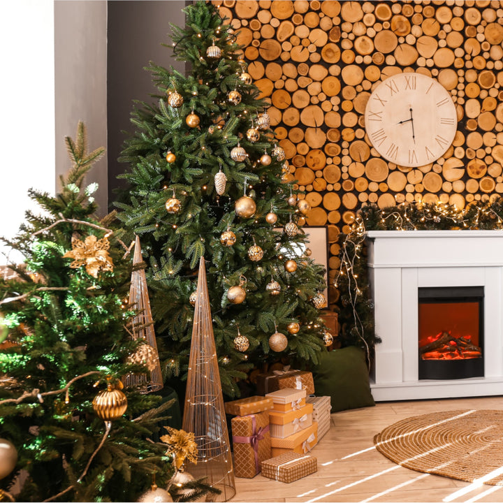 Christmas Tree Diamond Pine Premium PVC Diamond Flakes Snow