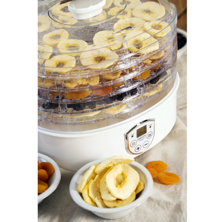 Camry CR 6659 Food Dehydrator 5 Trays 550W 35-70°C Temperature Control Electric Display Timer Perfect for Mushrooms Vegetables Fruit Fish Meat Herbs Flowers