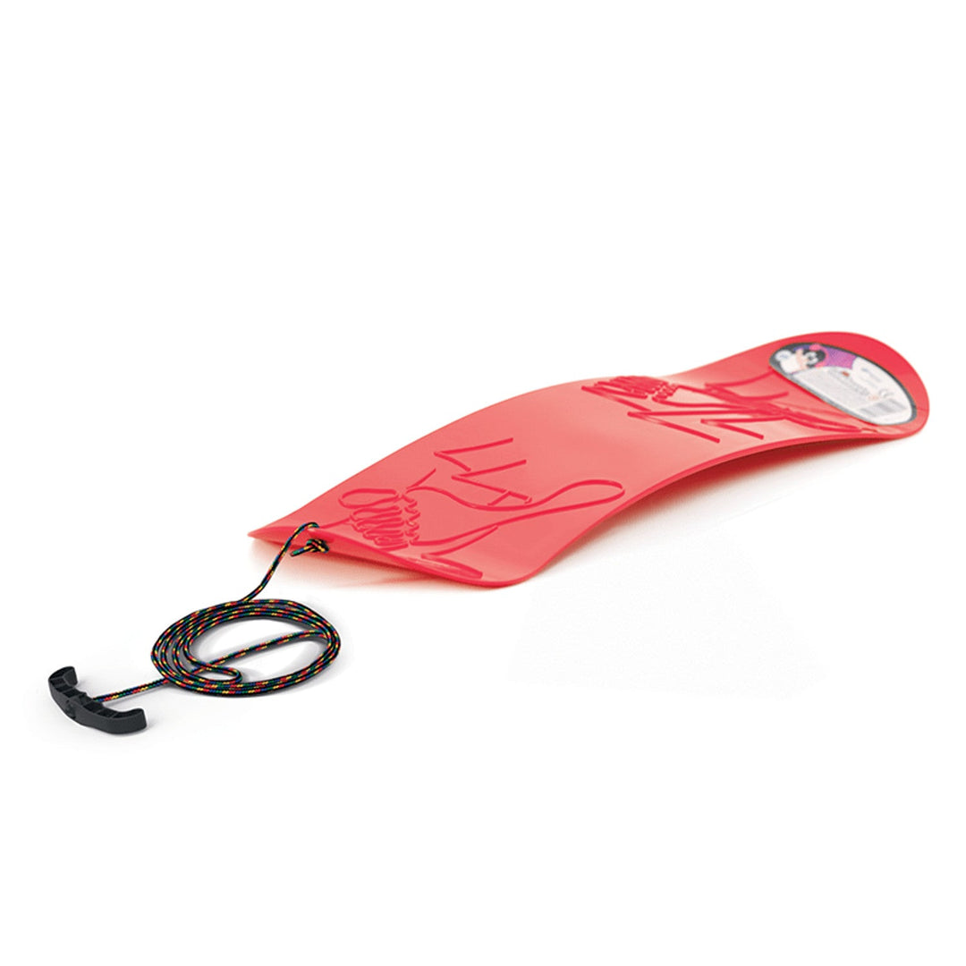 Plastic Kids Slide Snow Sledge Snowboard Rope Handle Speed Safe Stable Winter
