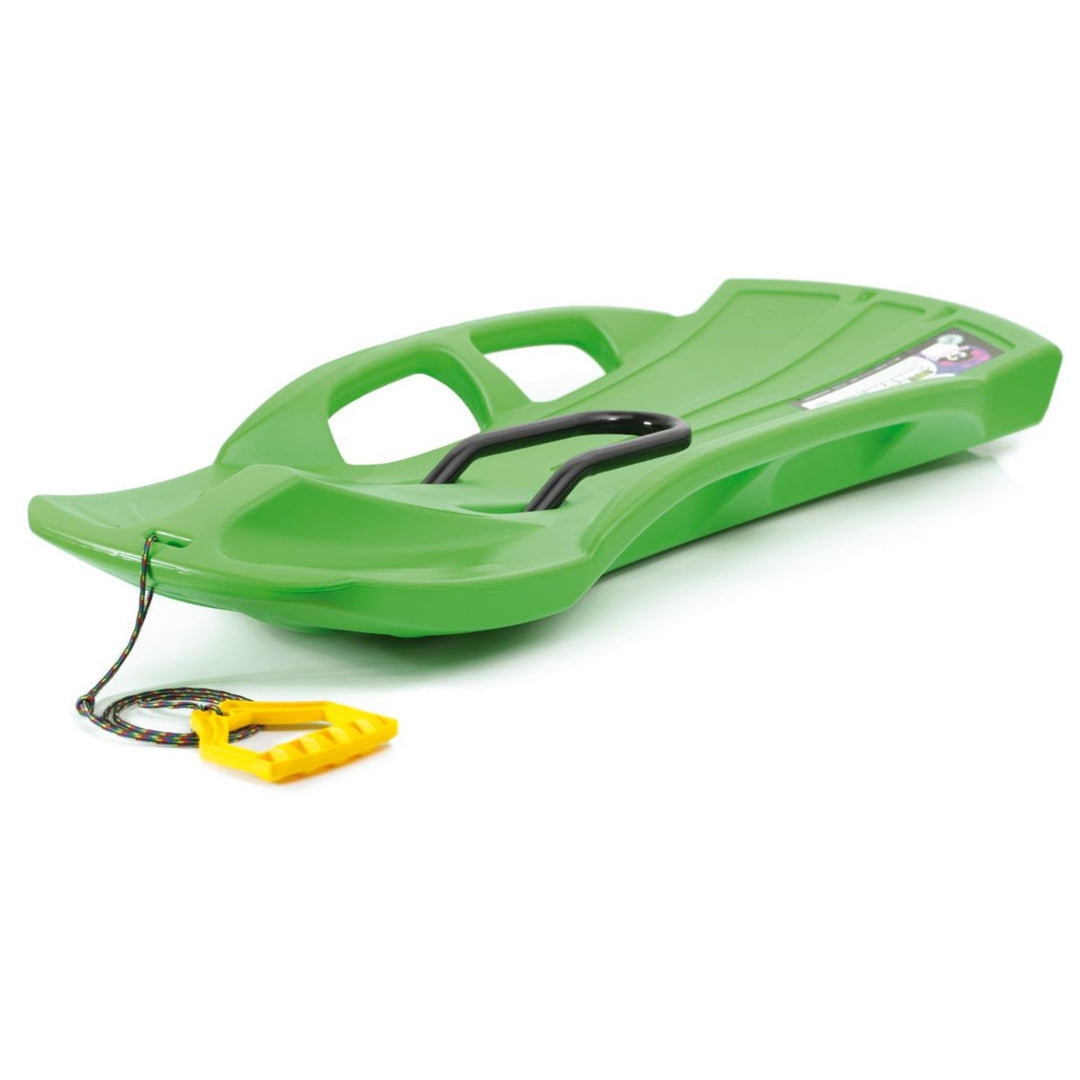 Kids Slide Plastic Snow Sledge Train Control Rope Handle Speed Safe Stable Large