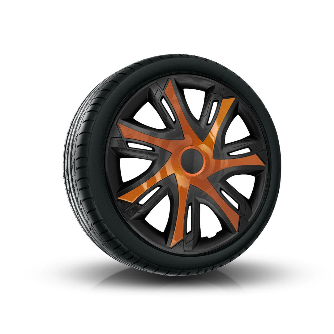 Hubcaps 16'' NRM N-Power bicolor copper/black black/copper 4 pcs.