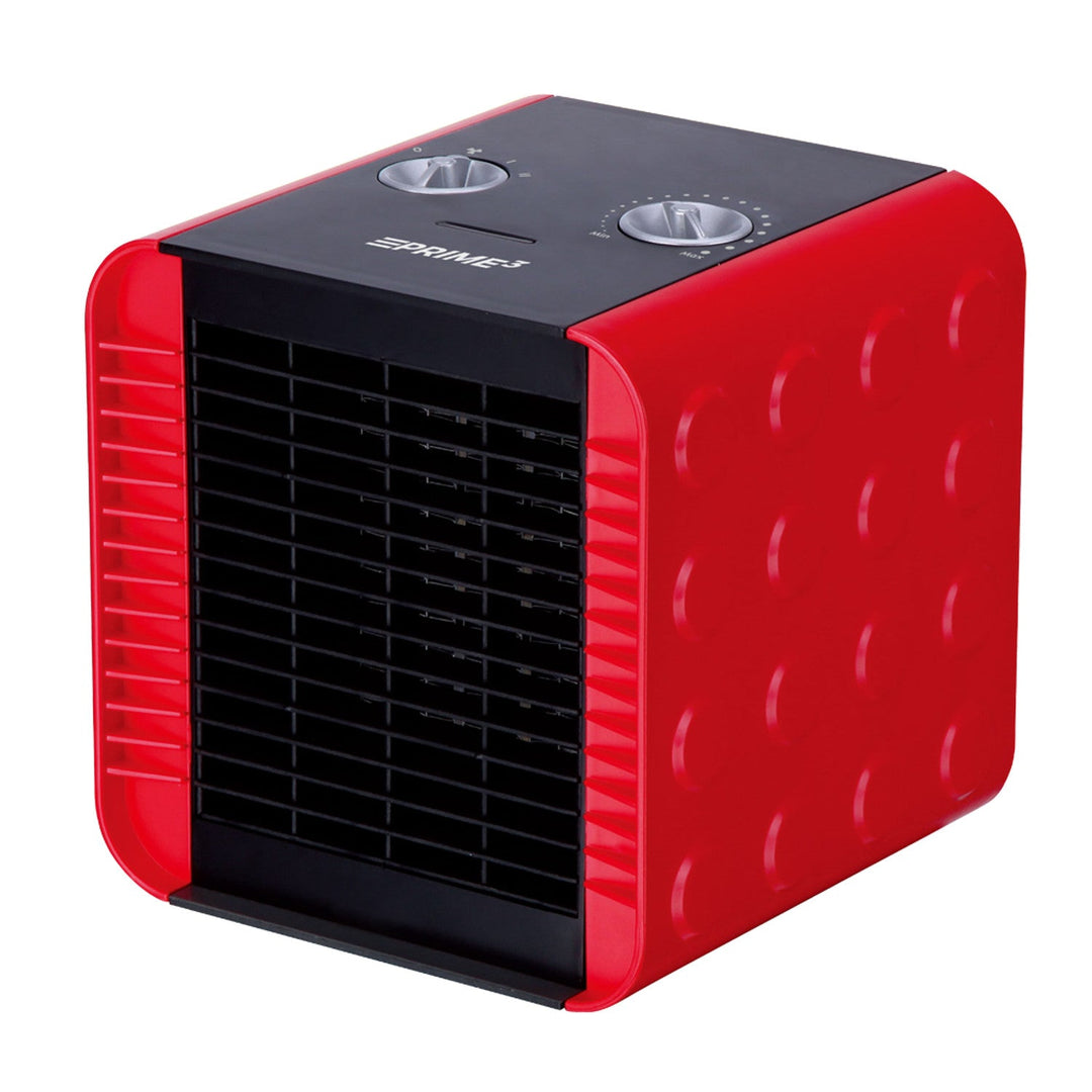 Fan Heater 1500W Quiet 2 Heating Levels Overheat Protection PTC Compact