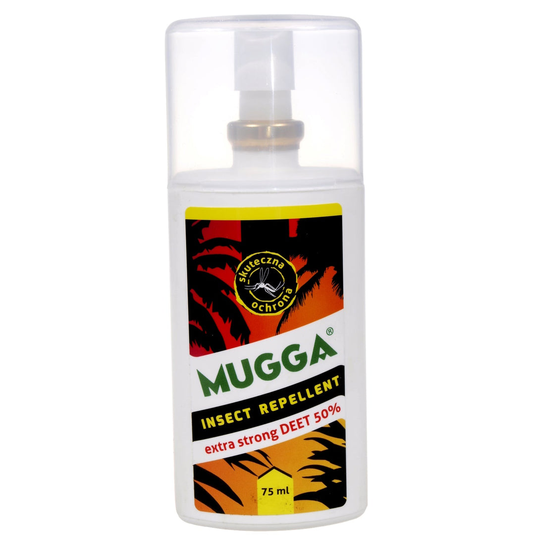 Set of 2X MUGGA 50% + 9.5% DEET Family mosquito repellent.