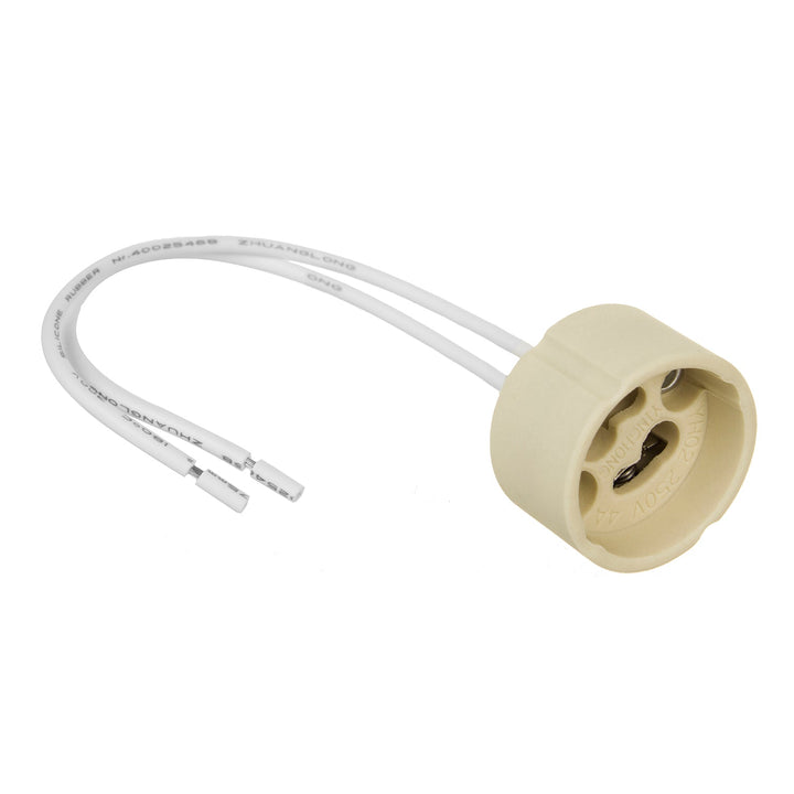 Maclean MCE464W LED Recessed Spotlight Ceiling Light 7W 560 Lumens 3000K Warm White GU10 Recessed Frame IP20 (Square Including Bulb, White)