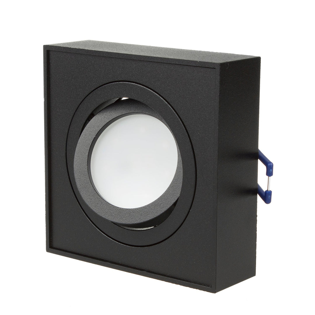 MCE464 B 7W black + GU10 flush mount light fixture