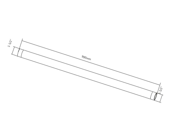 Ceiling mount for two televisions MC-703 set with MC-706 and MC-707