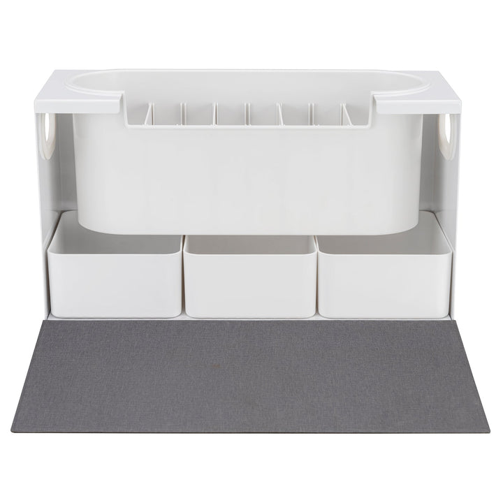Maclean MC-479 Make Up Accessories Organizer with Comparments Cosmetics Toiletries Storage Rack Magnetic Cover 8kg