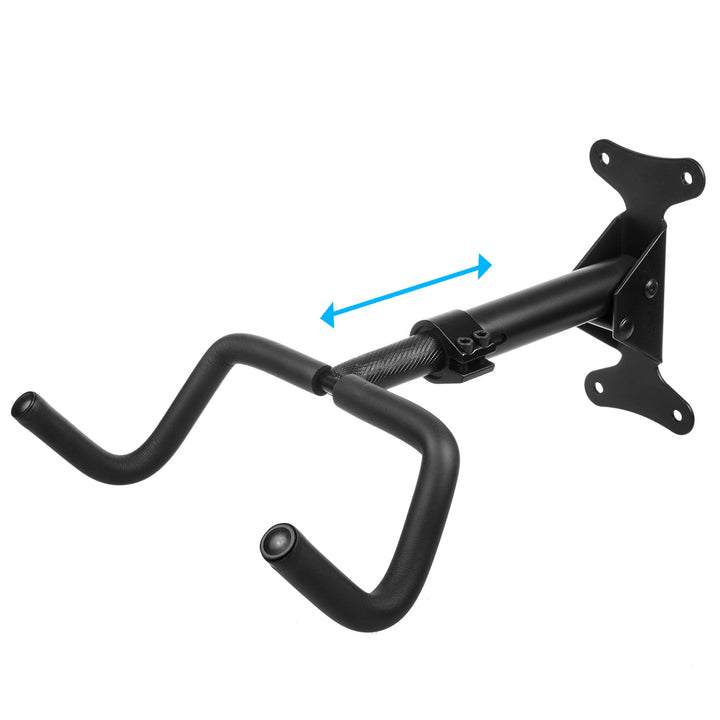 Maclean bicycle wall mount, horizontal, steel, max load 30kg, MC-431
