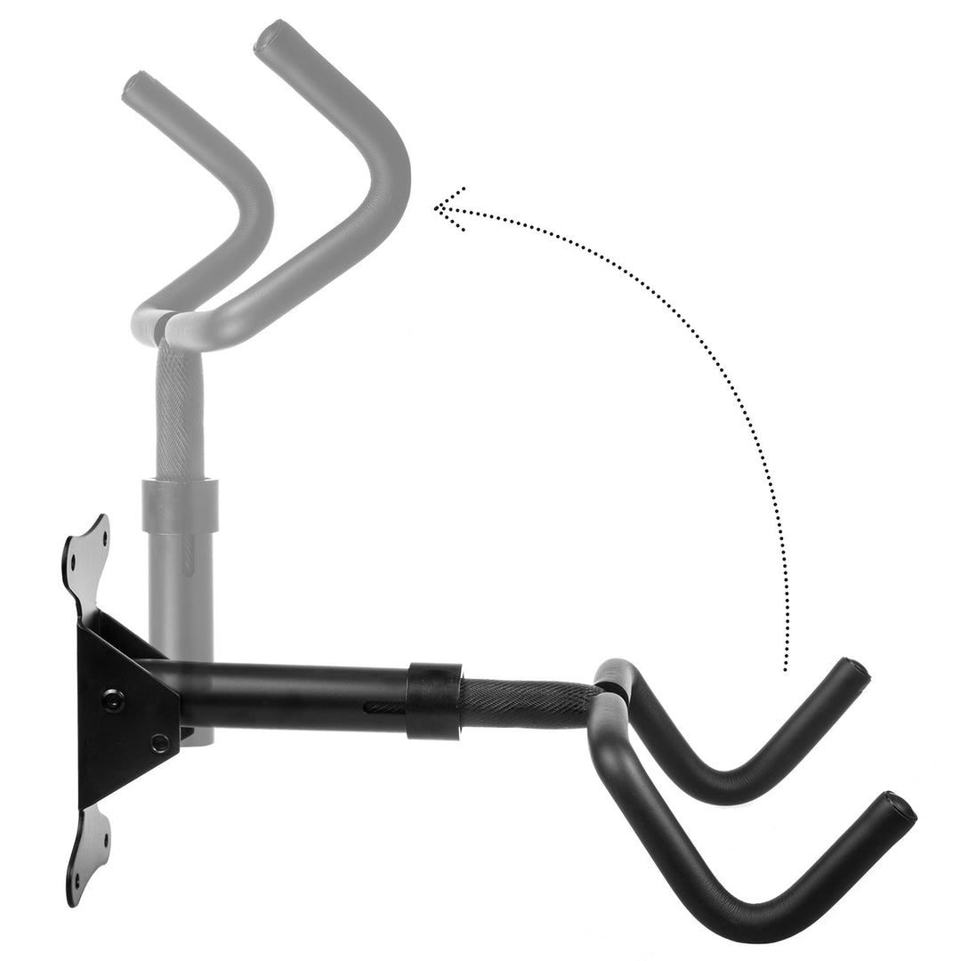 Maclean bicycle wall mount, horizontal, steel, max load 30kg, MC-431