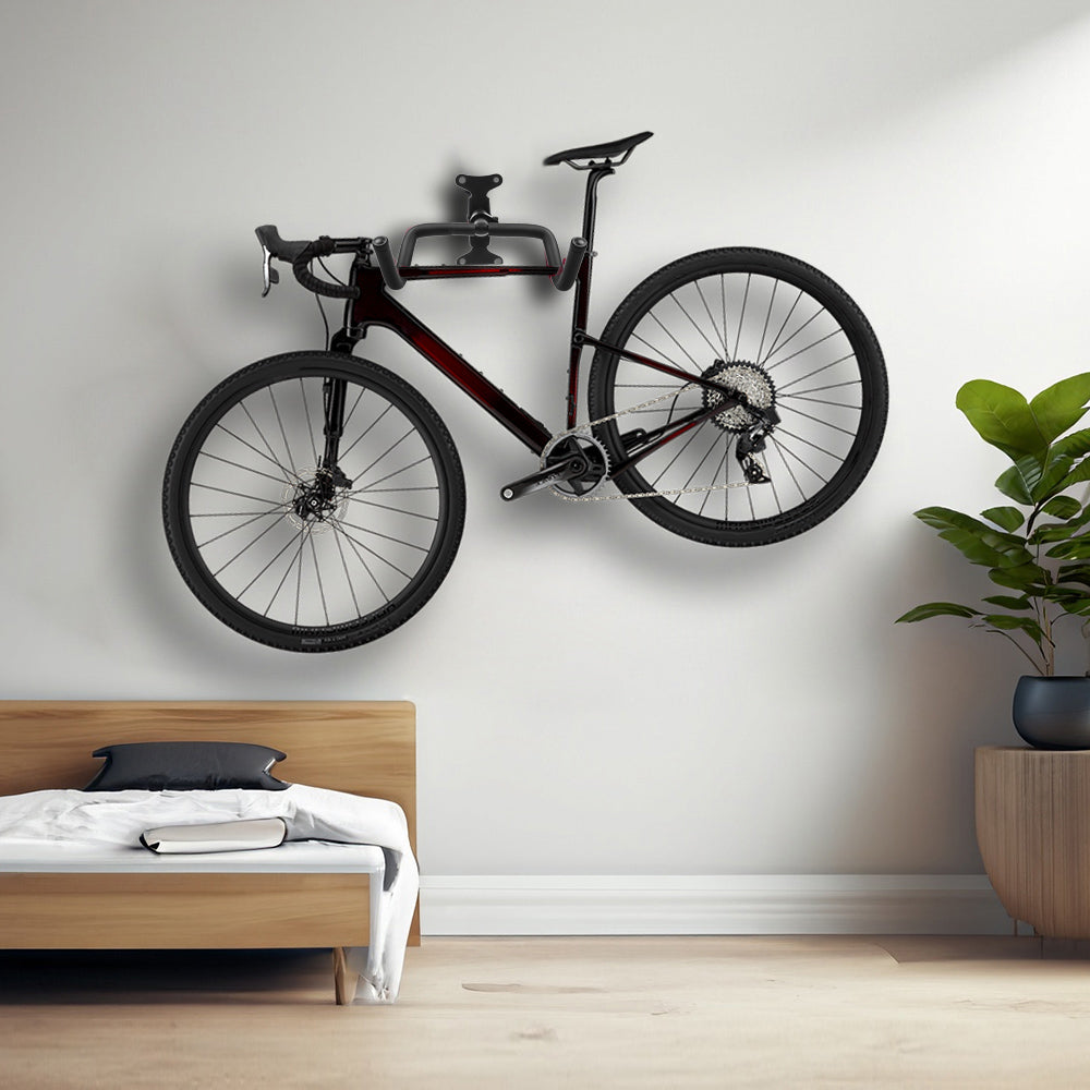 Maclean bicycle wall mount, horizontal, steel, max load 30kg, MC-431