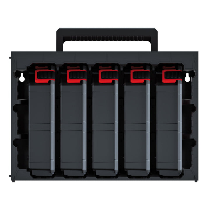 Kistenberg Tagercase 30 Tool Box Case for Organisers Compartments Cabinet Storage Solution Garage Workshop Portable Handle or Wall Mounted Stackable