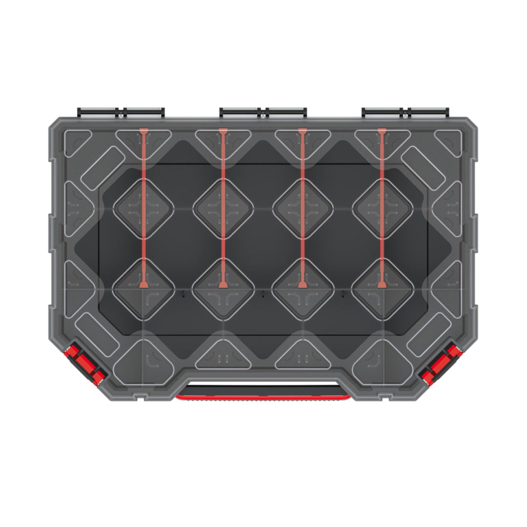 Kistenberg Tager 30 KTG30206S Tool Organiser Compartment Box Storage Case with Carry Handle Sturdy Portable