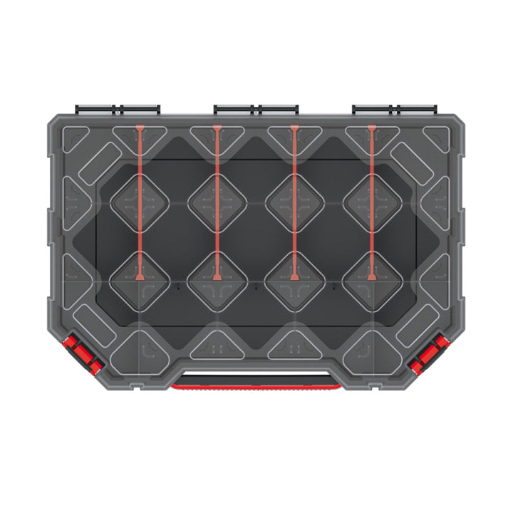 Kistenberg Tager 30 KTG30206S Tool Organiser Compartment Box Storage Case with Carry Handle Sturdy Portable