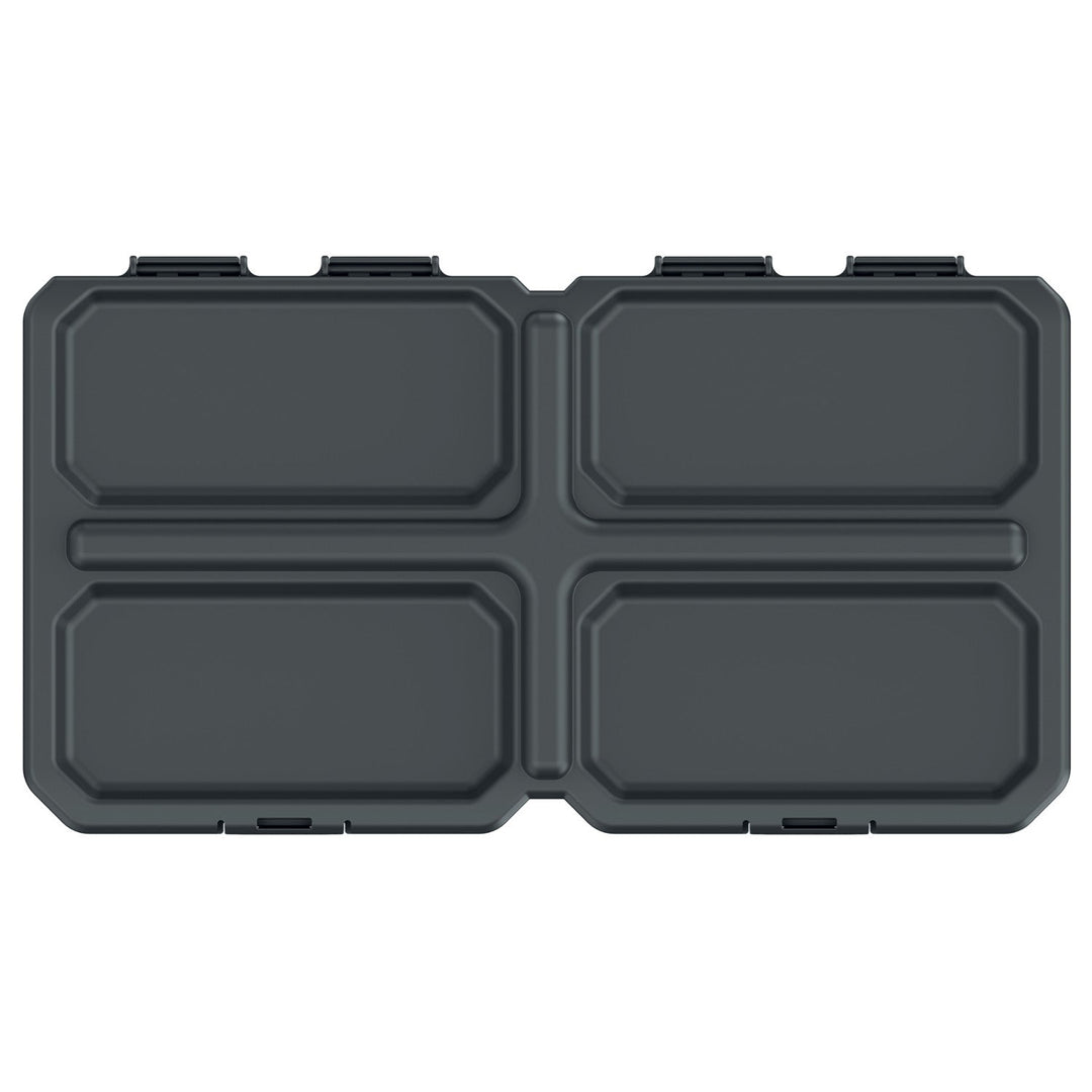Kistenberg KMXBB3015S MSX Box Tool Organiser Container with 3 Dividers Workshop Garage Lidded
