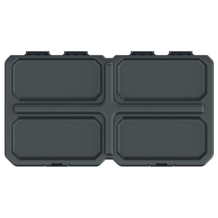 Kistenberg KMXBB3015S MSX Box Tool Organiser Container with 3 Dividers Workshop Garage Lidded