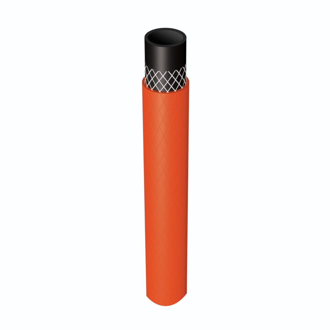 PVC Propane-Butane Gas Hose Pipe 25m Reinforced Flexible Lightweight -10°C to +60°C 9mm Diameter 3mm Thickness