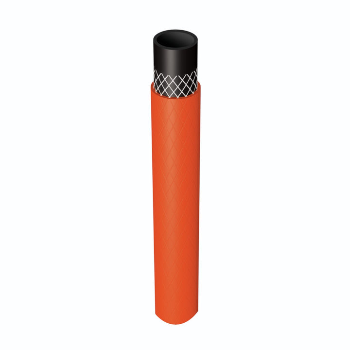 PVC Propane-Butane Gas Hose Pipe 25m Reinforced Flexible Lightweight -10°C to +60°C 9mm Diameter 3mm Thickness