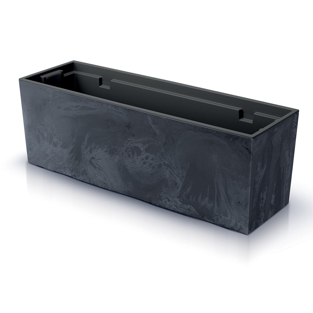 Prosperplast Urbi Case Concrete Effect Flower Pot Insert Planter Decorative Concrete Design Rectangular