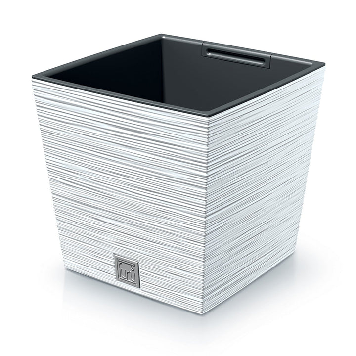 Prosperplast Furu Square Low Flower Pot Insert Decorative Planter 14L / 19L