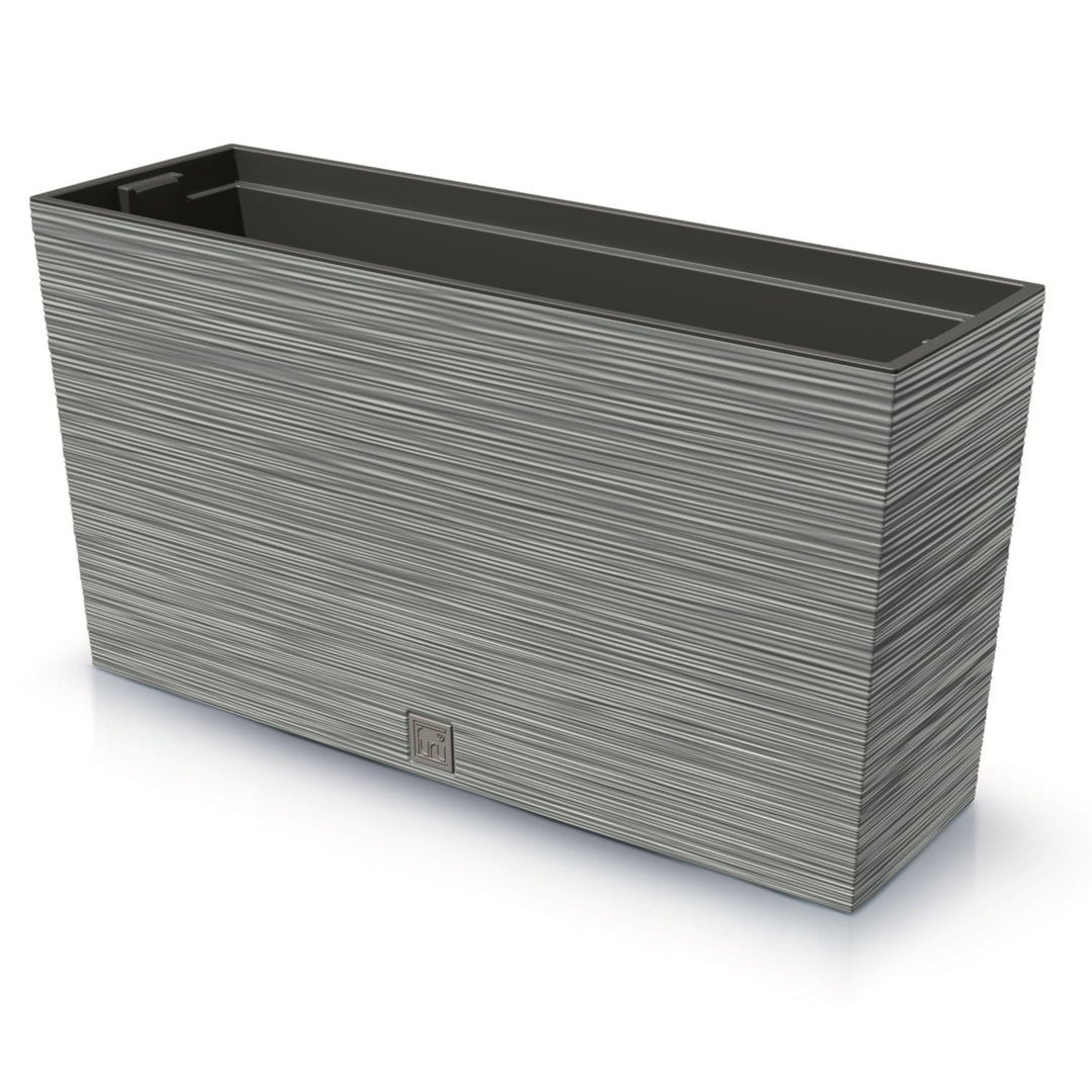 Prosperplast DFC800M-422U Furu Case Middle Planter with Insert Plant Trough Flower Pot Indoor Outdoor 77x23.5x41cm Concrete Grey