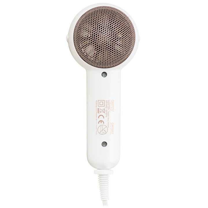 Camry CR 2257 Travel Hair Dryer 2 Power Levels lightweight Tourist Handy 1400W