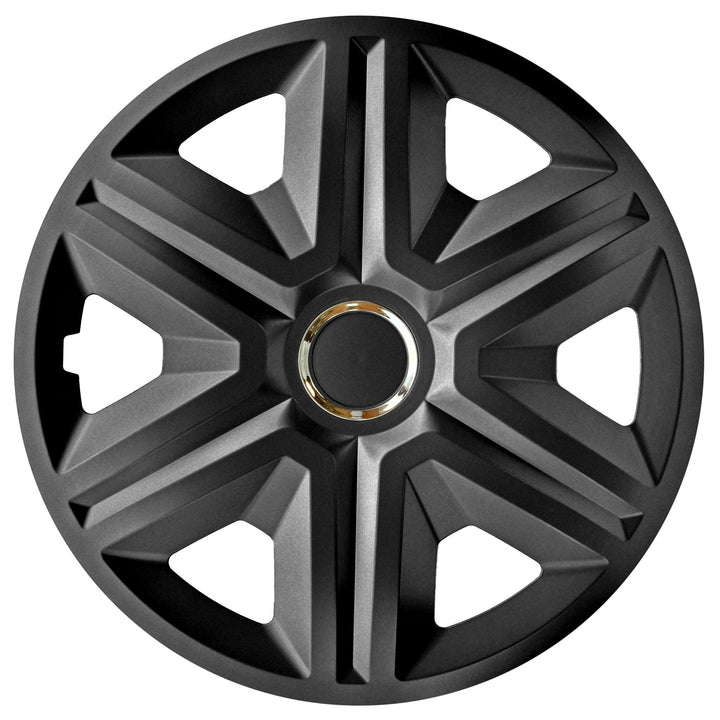 4 x 14" Hubcaps Wheel Covers Car 4 PCS Set Graphite Universal Weather Resistant ABS