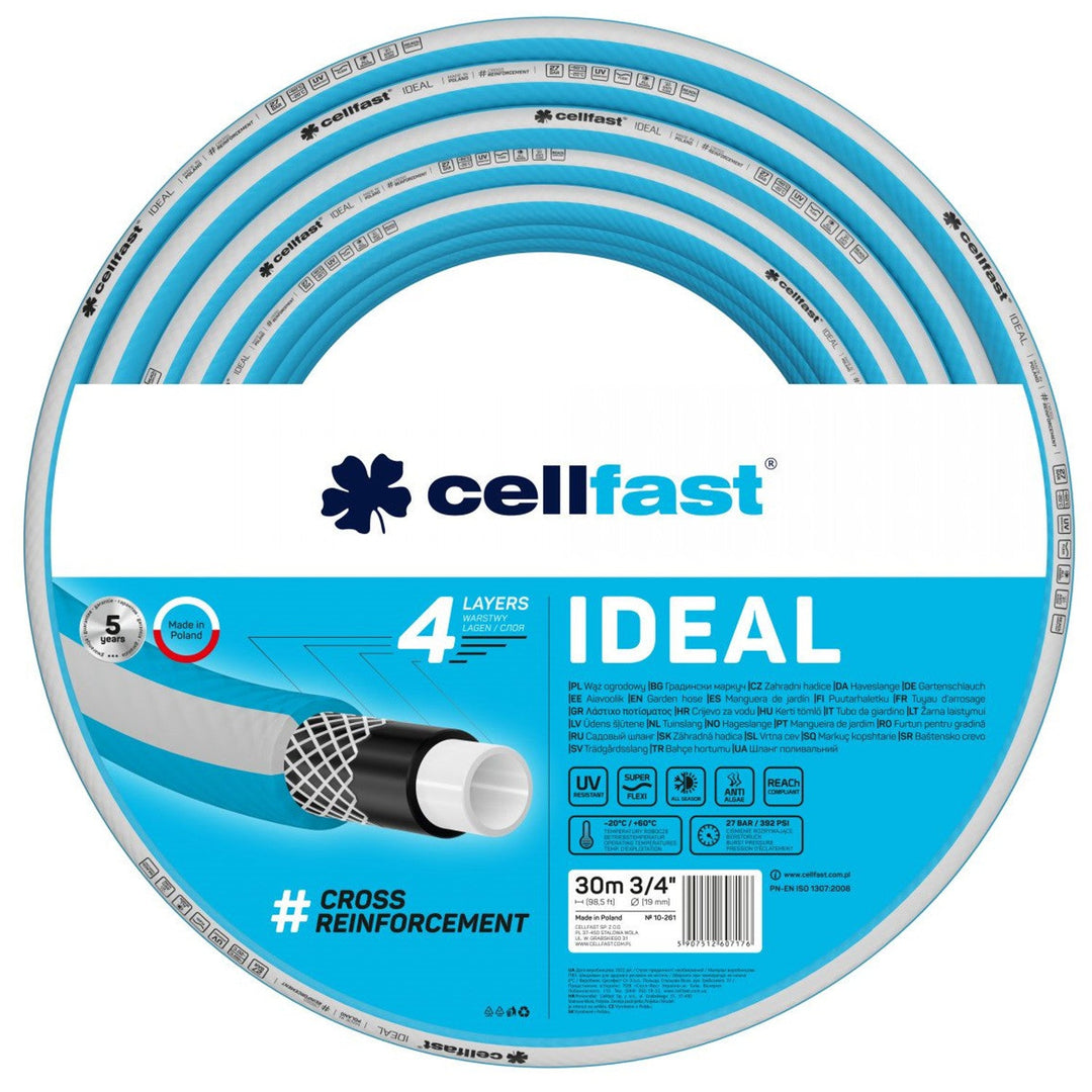 CELLFAST IDEAL 3/4" garden hose 30m 10-261 4-layer