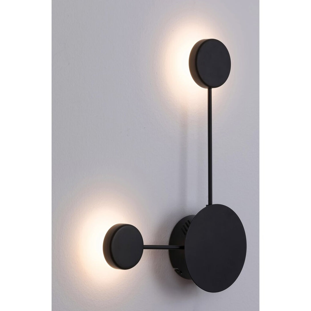 Amadeo 6258 LED Wall Lamp Metal 7W Light Black Industrial IP20