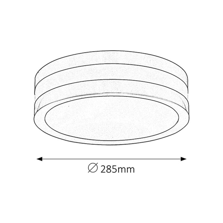 Rabalux outdoor ceiling lamp stuttgart 8220 - satin chrome color