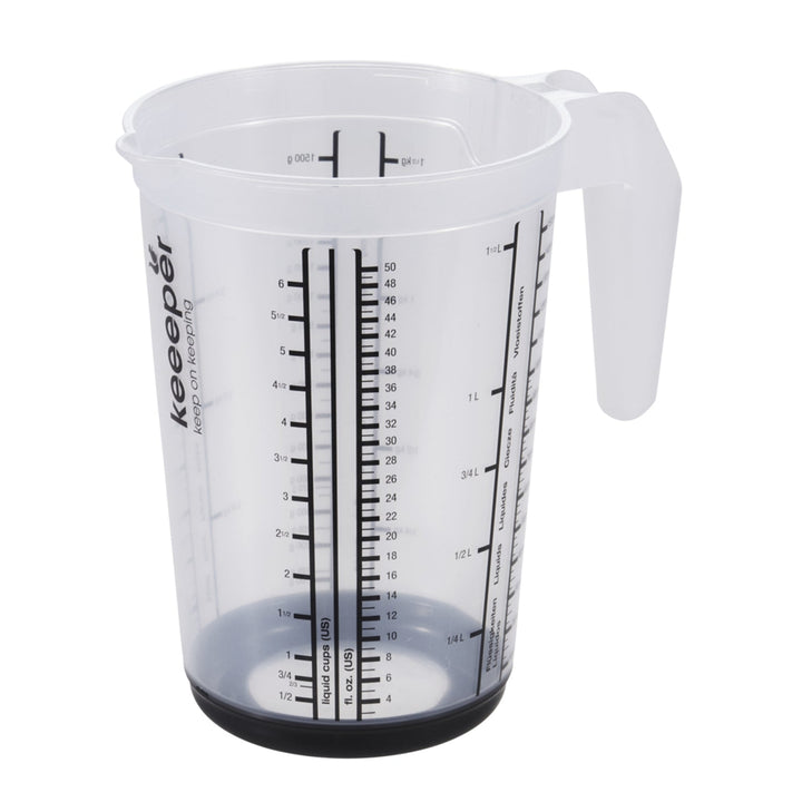 Keeeper Masimmo Measuring Jug Dishwasher Food Safe Comfortable Handle Cooking Baking Non Slip Base Modern