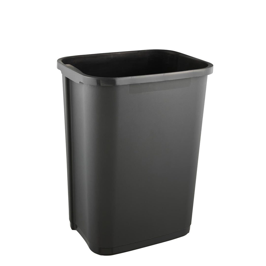 Keeeper Swantje 25L Waste Bin with Swing Lid Flap Trash Can Dustbin Home Indoor Graphite Grey Universal Hinged Lidded
